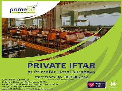Private Iftar di PrimeBiz Hotel Surabaya