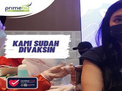 Karyawan PrimeBiz Hotel Surabaya Telah Menerima Vaksin COVID-19