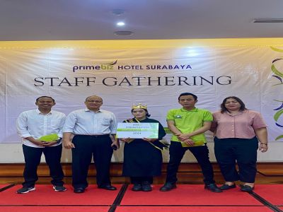Staff Gathering PrimeBiz Hotel Surabaya: Penuh Semangat, Musik, dan Apresiasi! 